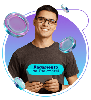 Pagamento na sua conta!